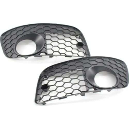 Honeycomb Hex Mesh Fog Light Open Vent Grilles For V~olkswagen for V~W for Jetta MK5 for G~TI GLI 2006-2009 Car Accesorios