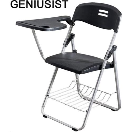 Modern Living Room Conference Cadeira Com Escrita Silla De Oficina Office Sedie Moderne Pieghevoli Folding Chair With Board