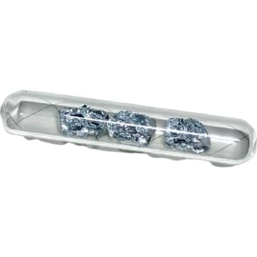 99.995% High Purity Glass Seal Metal Zinc Crystal