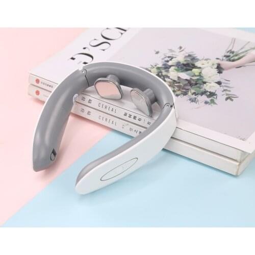 Smart Electric Neck and Shoulder Massager Low Frequency Heating Pulse Back Cervical Pain Relief Relaxation Physiotherapy