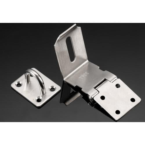 Thickened Stainless Steel 90 Degree Door Lock Button Old Door Lap Button Anti-theft Door Move Door Lock Button Right Angle