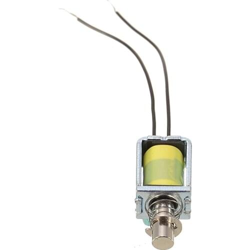 High Quality Mini DC Solenoid Electromagnet 3~6V Push Pull Through Type Electric Magnet For Push Pull Electromagnet Accessories