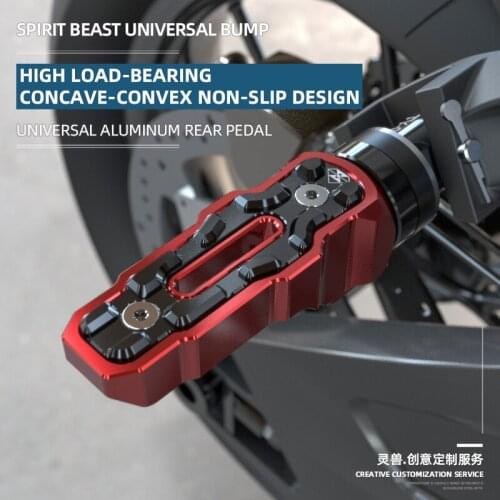 Spirit beast rear pedal motorbike accessories Huanglong 300 BN600 motorcycle universal anti-skid widened pedal free shipping