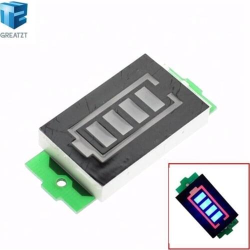 4S 4 Series Lithium Battery Capacity Indicator Module 16.8V Blue Display Electric Vehicle Battery Power Tester Li-po Li-ion 4S