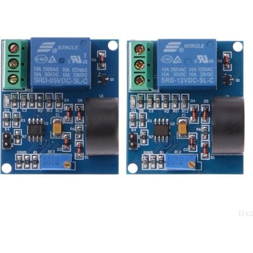 5A Overcurrent Protection Relay Module AC Current Detection Board 12V/5V Relay New