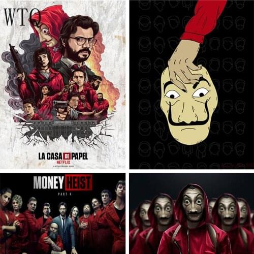 5D Diamond Painting Lacasa De Papel Season 4 Mosaic DIY Painting Diamond Embroidery Full Drill Cross Stitch Kits Wall Hoom Decor