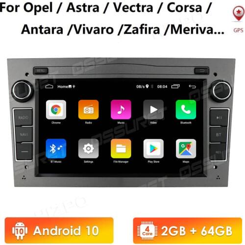 2G 64G Android 10 2Din Car Radio GPS for Opel Astra H G J Vectra Meriva Corsa C D Vivaro Antara Zafira Vauxhall with PIP Stereo