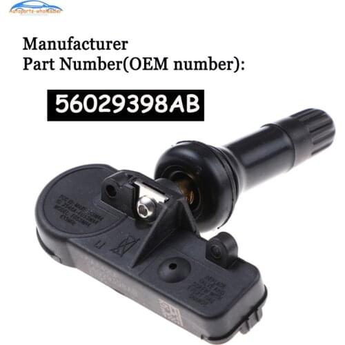 New 56029398AB For Jeep Grand Cherokee Wrangler Fiat 500 Freemont JF TPMS Tire Pressure Monitoring System Sensor 433MHZ auto