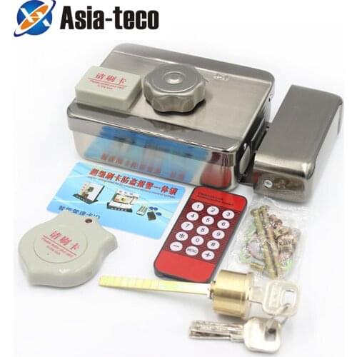 DC 12V Electronic RFID Door Gate Lock Smart Electric Strike Lock Magnetic Induction Door Entry Access Control System