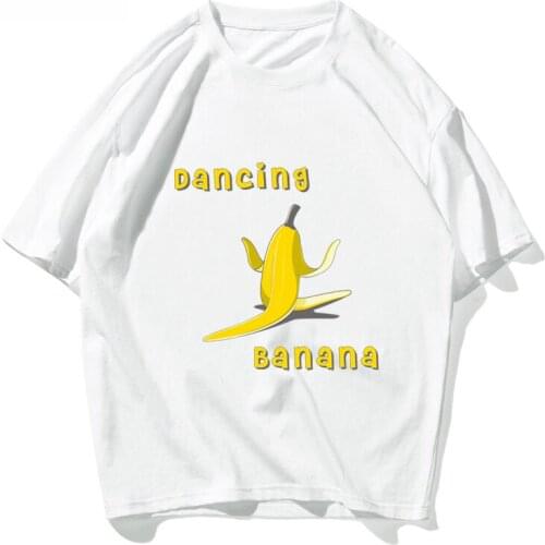 Cartoon T-shirt Mens T Shirts Clothing Anime T Shirts Men Harajuku Streetwear Anime Clothes Goth Clothes Retro Banana Cotton