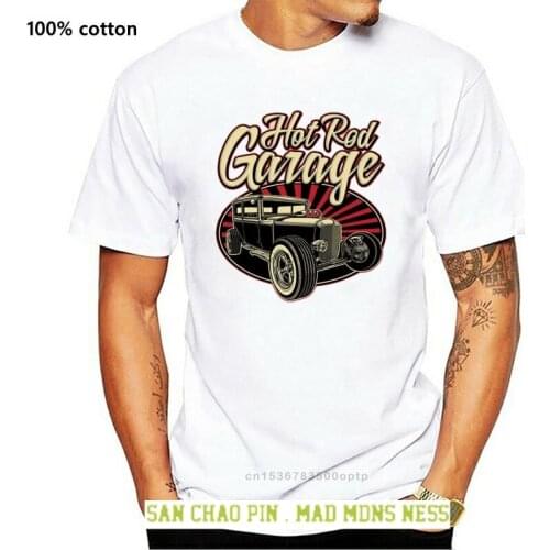 Hotrod Garage Tops Tee T Shirt USA Klassisch Hot Rod Auto T-Shirt 2xl 3xl 4xl 5xl
