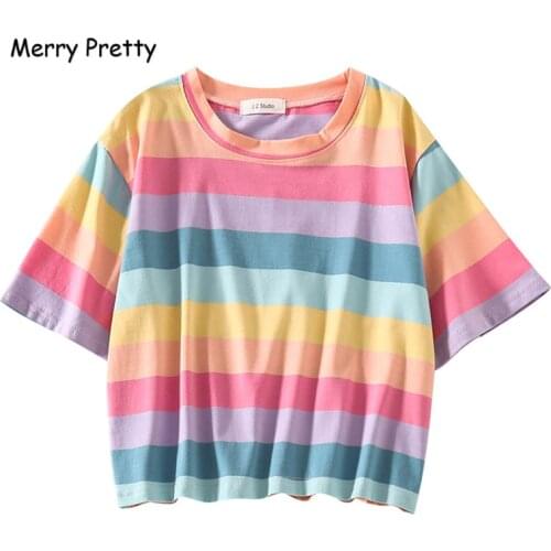 Женские укороченные футболки Merry Pretty China At AliExpress