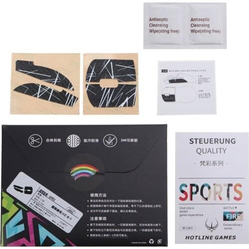 DIY Mouse Skin Mouse Skates Side Stickers Sweat Resistant Pads Anti-slip Grip Tape for logitech G Pro Wireless Mouse