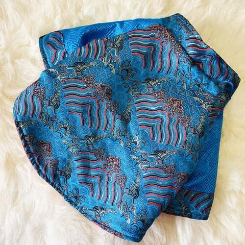 Pug Dog Clothes Winter French Bulldog Clothing Frenchie Dog Coat Jacket Tang Suit Chinese New Year Pet Costume Outfit Apparel