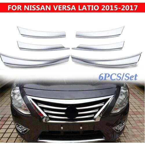 Front grille grille head bumper trimfor NISSAN VERSA LATIO ALMERA 15-17