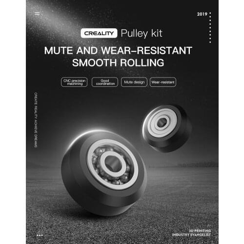 CREALITY 3D Printer Parts Bearing Pulley Gear Perlin Wheel Bearing For CREALITY Printer Ender-3/Pro/V2 Printer