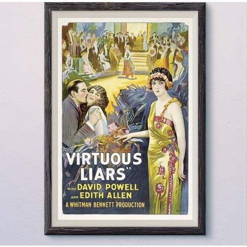 N571 VIRTUOUS LIARS Vintage Classic Movie Wall Silk Cloth HD Poster Art Home Decoration Gift