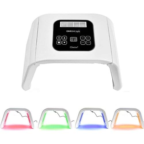7 Colors Foldable Led Light Facial Mask Machine Acne Treatment Face Whitening Skin Rejuvenation Light Therapy Beauty Instrument