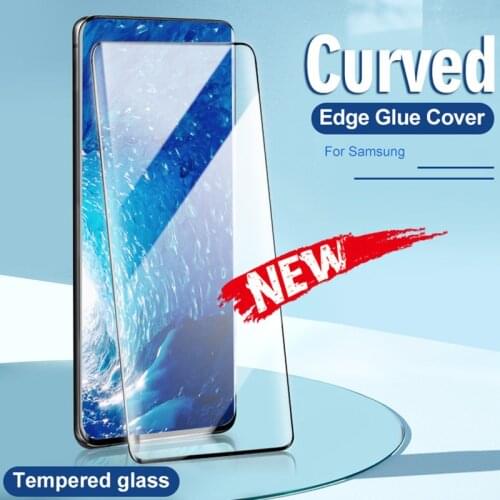 Full Cover Glass For Samsung Galaxy S20+ S8 S9 Plus Note 20 Ultra Screen Protector for Samsung S21 S10 Ultra S10E Phone Glass