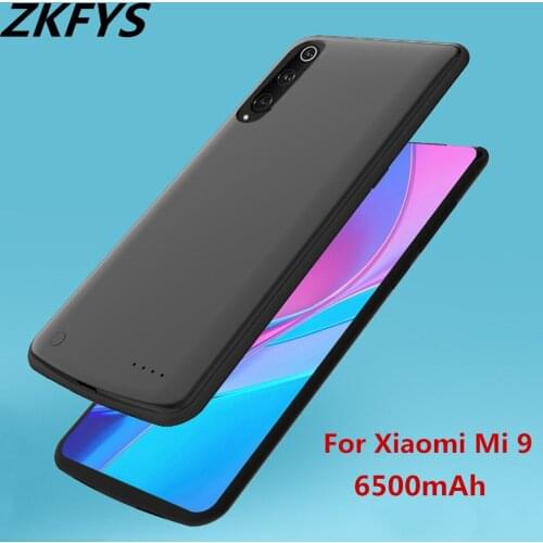 6500mAh Ultra Thin Fast Charger Battery Cover For Xiaomi Mi 9 Battery Charger Case Portable High Quality Power Bank Battery Case