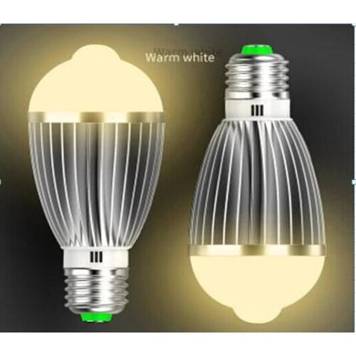 10PCS 5W/7W/9W E27 B22 LED PIR Infrared body sensor light 5730SMD human induction LED Lamp AC85-265V Auto Motion Detection Lamp