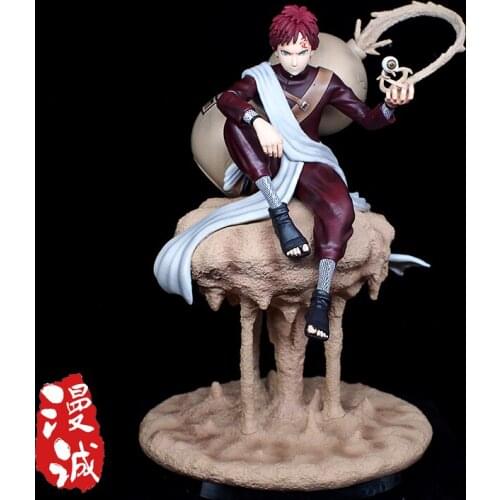 High-quality Version of Naruto Gaara Sand Cloud Guardian Crane Shield Sitting Gk Domestic Hand-made Model Statue Decoration