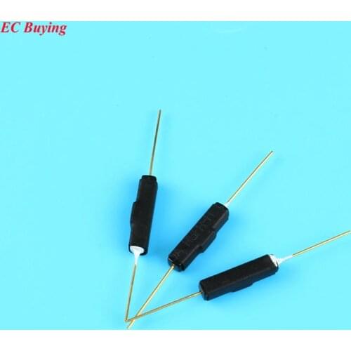 10pcs/lot Reed Switch Plastic Type GPS-14B 2 * 14 Anti- Vibration Damage Magnetic Switch NC Normally Closed NC