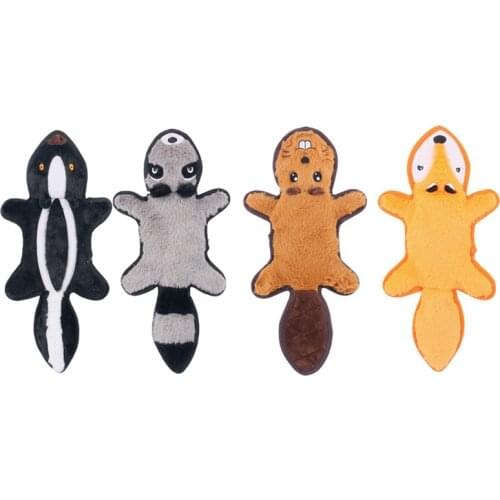 Funny Dog Chew Toys Durable Pet Toys Plush Squeaky Natural Puppy Toys For Teething Crinkle Dog Toys For Small Dogs hot sale 2