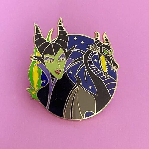 Halloween Fairy Tales Magic Witch Enamel Brooch Pin Backpack Hat Bag Lapel Pins Badges Women Mens Fashion Jewelry Accessories