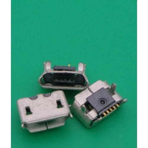 100pcs/lot Micro USB Data Connectors socket charging port For Blackberry 9105 9100 9860 9850 9670 phone Power USB Jack