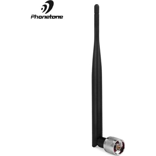 Antenna 2G GSM 3G 824-960MHz 3db Indoor Black Right Angle Antenna with N Male Connector for Mobile Phone Repeater Signal Booster