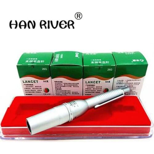 Free shipping,Cupping device pen lancing massage stick Twist Off Lancets for Blood test