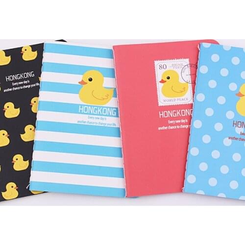 1PC A6 Kawaii Duck Notepad 32 Pages Cartoon Notebooks Stationery Diary Notes book School Zakka Planner Supplies (ss-1720)