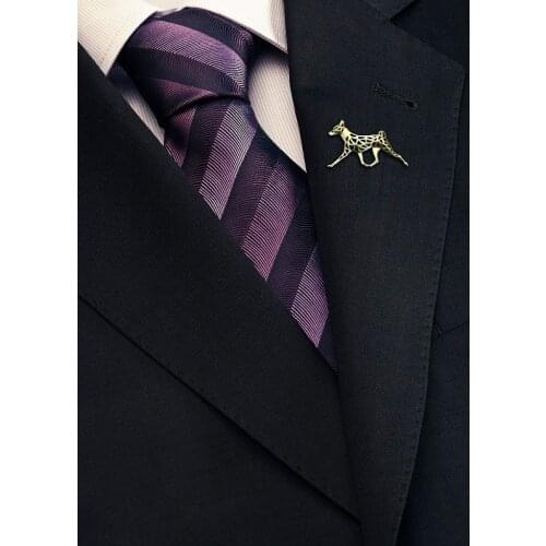 New trendy Basenji movement brooch pet broach fashion jewelry gentleman business suit shirt