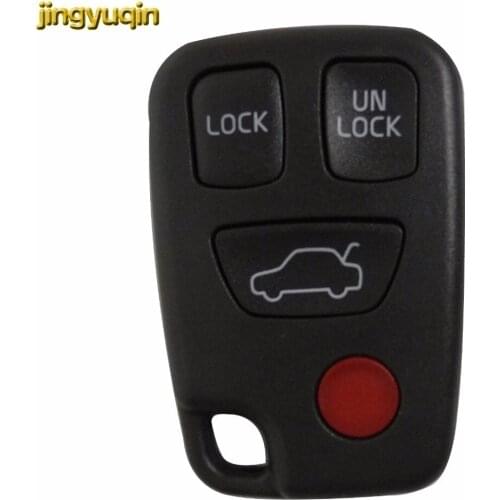 Jingyuqin Styling Cover Case Fob Shell For Volvo S70 V70 C70 S40 V40 XC90 XC70 4 Buttons 3+1 Buttons Remote Case Key Blank
