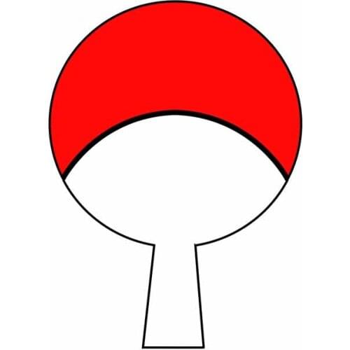 Dawasaru for Ninja Uchiha Clan Symbol Scratch-proof Car Stickers Motorcycle Personality Vinyl DIY Anime Decal 13cm X 9cm