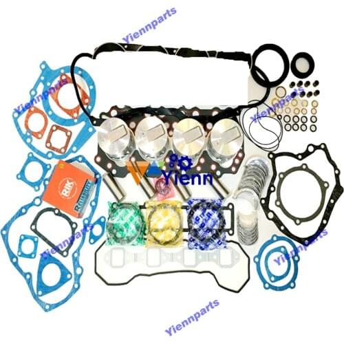 For Mitsubishi S4Q S4Q2 Overhaul Rebuild Kit Piston Ring set Full Gasket set Bearing Set Diesel Engine