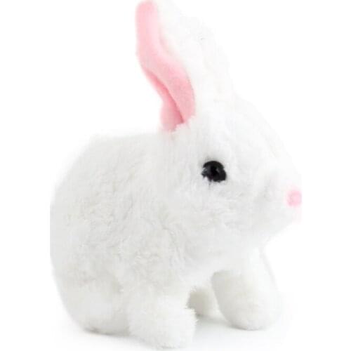 Animal Electric ​​Walking Dog Rabbit Toy Plush Imitation Pet Electronic Puppy Boys Girls Children Gifts
