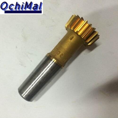 Taper-shank straight tooth gear shaper cutter D25mm m1 m1.25 m1.5 m1.75 m2 m2.25 m2.5 m25 m3 m4