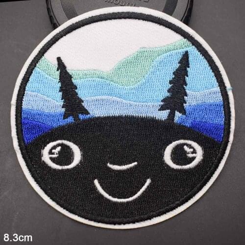 Lovely Animal Treeman Tree Elf Iron on Embroidered Cloth Patch For Girls Boys Clothes Wholesale