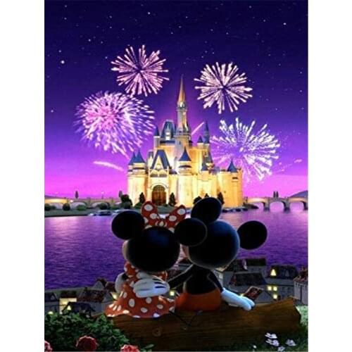 Fireworks Printed Canvas 11CT Cross-Stitch DIY Embroidery Kit DMC Threads Handicraft Needlework Sewing Craft Sales Decor