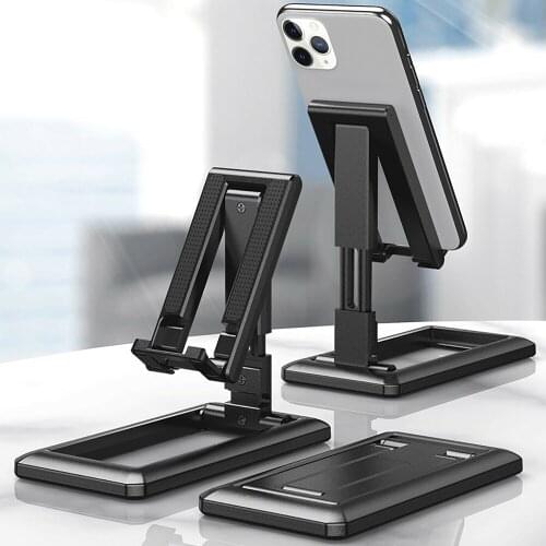 Cell Phone Stand Angle Height Adjustable Desktop Holder for Phone IPad Kindle Tablet Phone Dock Foldable Mobile Phone Bracket