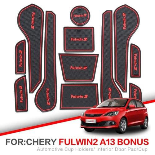 ZUNDUO Gate slot pad For Very Celer Fulwin 2 A13 Storm Bonus ZAZ Forza MVM 315 2010-2016 Interior Door Pad/Cup Non-slip Mats