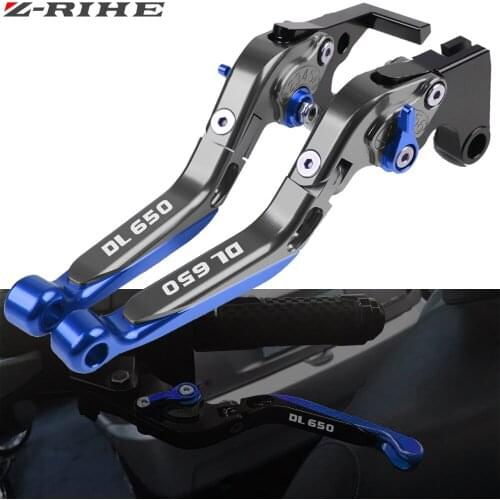 Motorcycle Adjustable Folding Extendable Brake Clutch Levers For Suzuki DL650 V-Strom Vstrom 650 2011-2018 2014 2015 2016 2017
