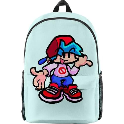 Friday Night Funking Men Women Backpack Fabric Oxford School Bag High Capacity Teenager Girl Child Bag Travel Backpack