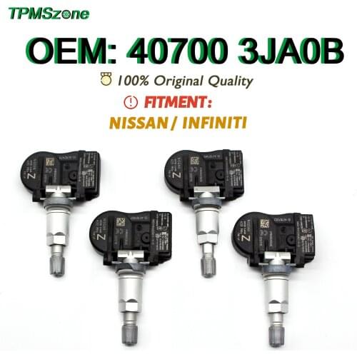 TPMS Sensor 407003JA0B TirePressureMonitoringSystem 433MHz 40700-3JA0B NISSAN ALTIMA MURANO INFINITI QX50 Q50 Q60 Q70 407003JA0A