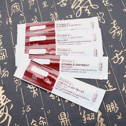Tattoo Scar Repair Gel, 100Pcs x 5g Packets Tattoo Aftercare Ointment Vitamin A & D Anti Scar Gel, Tattoo Aftercare Scar Repair