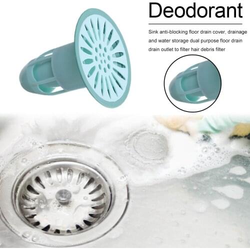 Drain Sealing Cover Floor Drain Covers Kitchen Sink Drain Deodorant Filter Bathroom Toilet Deodorizer Sewerage Strainer