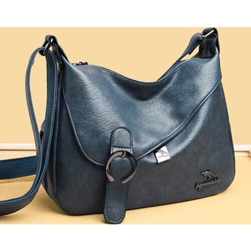 Vintage Soft Leather Bags Ladies Hand Bags Women Shoulder Bag Luxury Handbags Sac a Main Women Crossbody Messenger Bag Mochilas