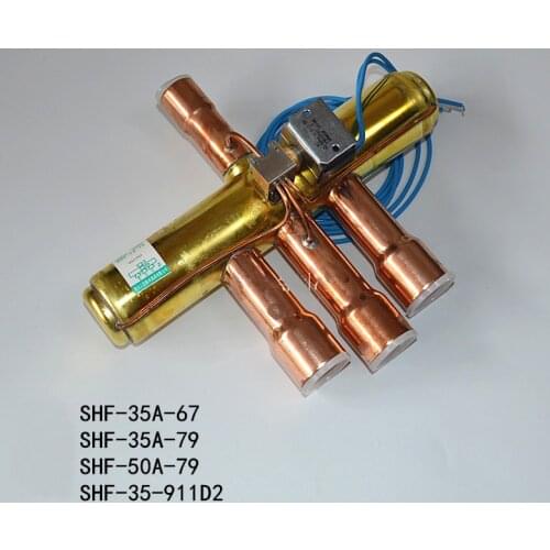 Sanhua air conditioning four-way reversing valve 10-20p air conditioning air energy heat pump four-way valve with coil